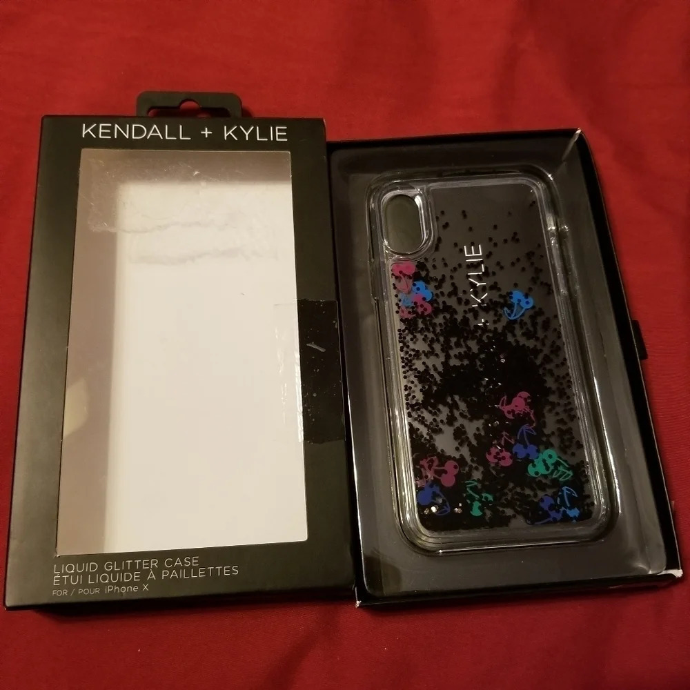 Kendall + Kylie Liquid Glitter Case iPhone X Phone Case Cover